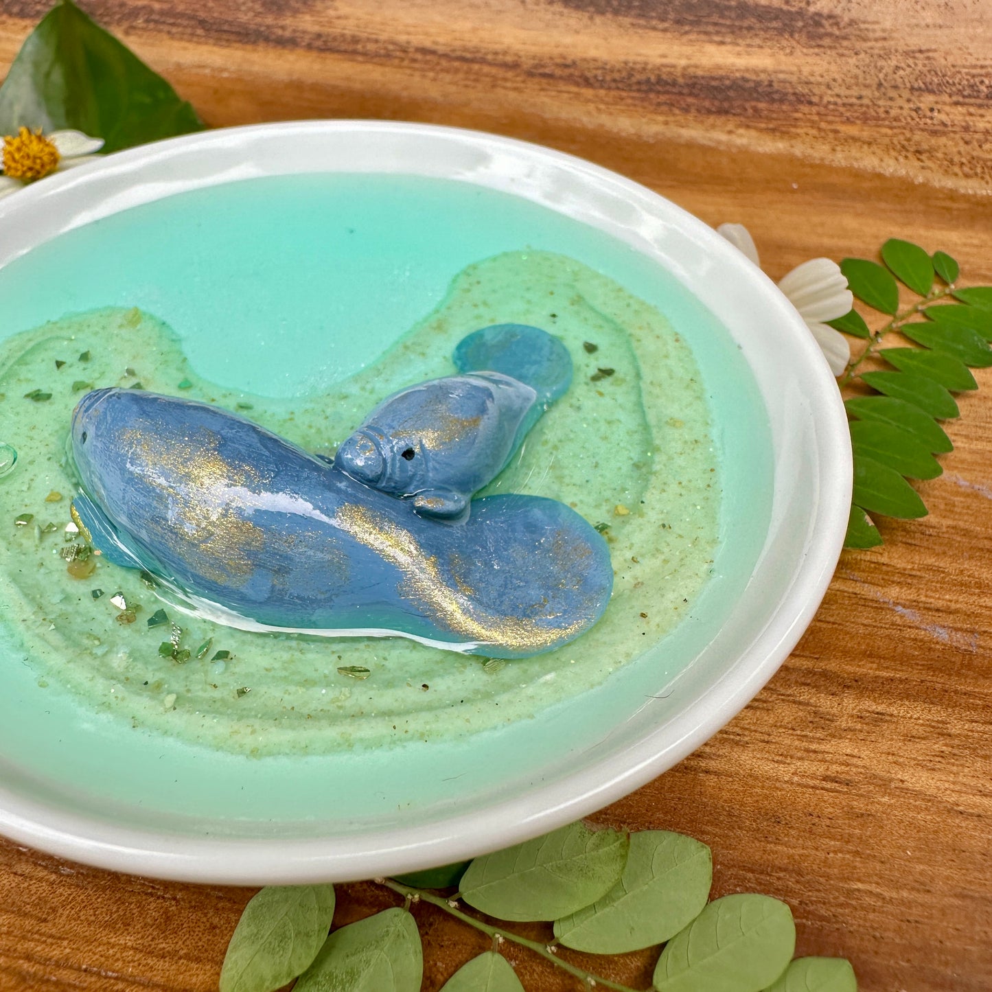 Blue Spring Collection- Manatee Trinket Dish