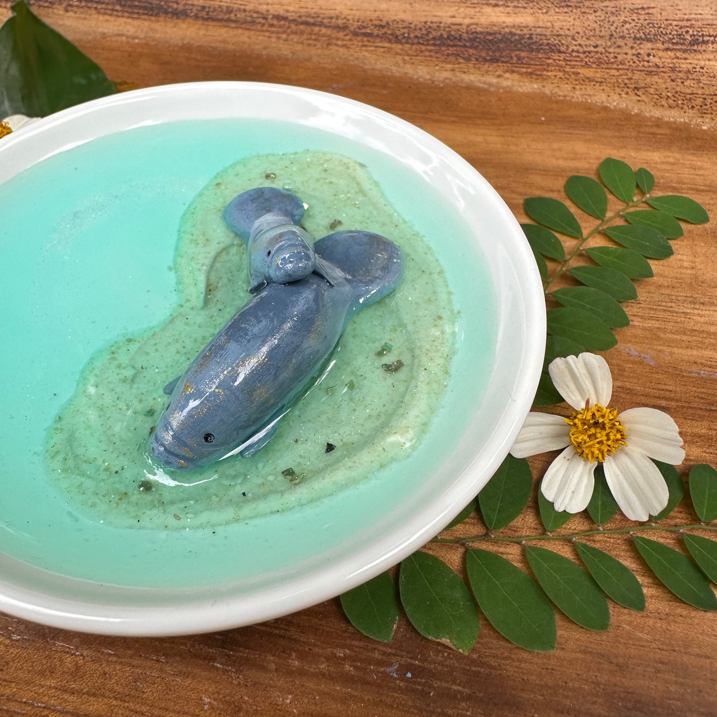 Blue Spring Collection- Manatee Trinket Dish