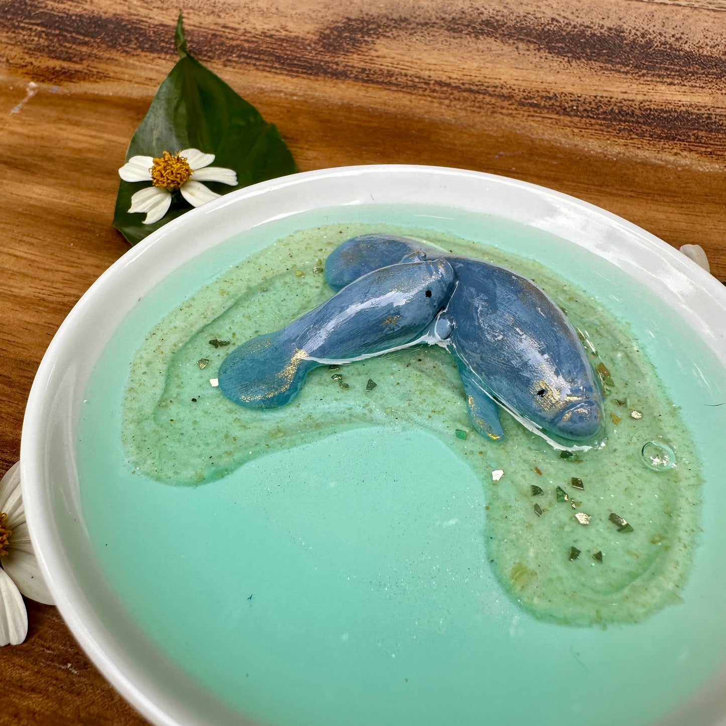Blue Spring Collection- Manatee Trinket Dish